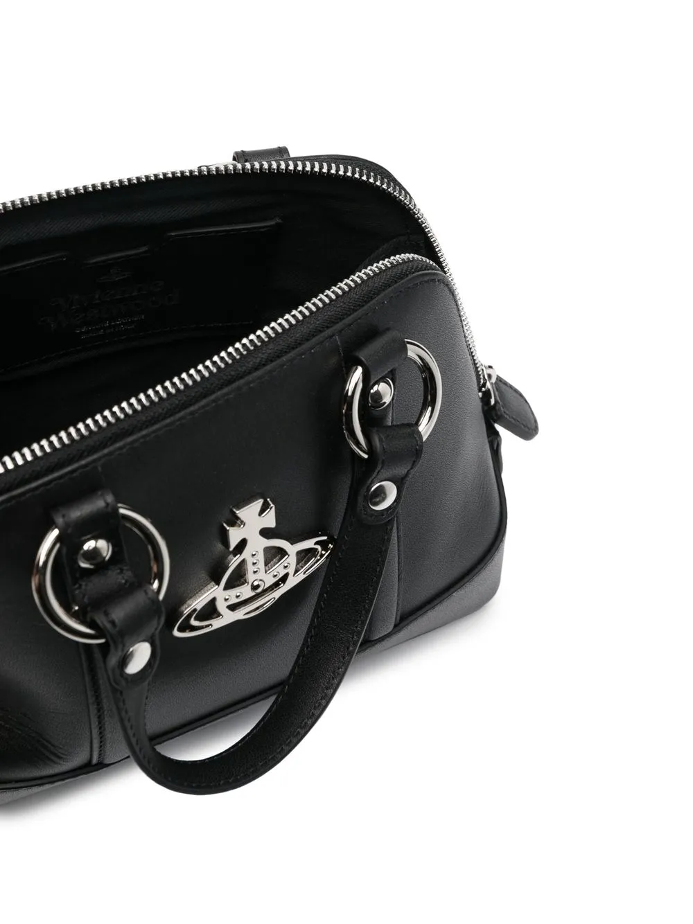 Vivienne Westwood Jordan Small Tote Bag In Black ModeSens