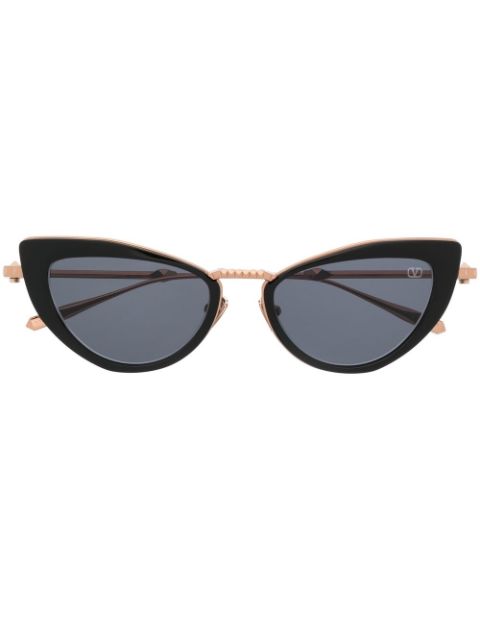 Valentino Eyewear Rockstud cat-eye frame sunglasses