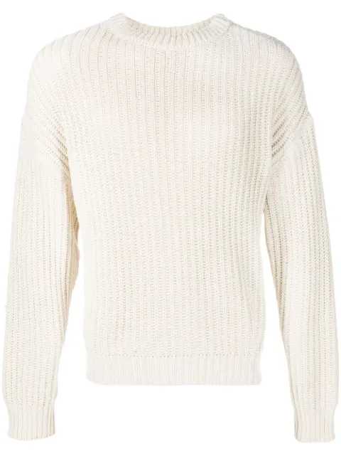 OUR LEGACY Gerippter Strickpullover aus Seide