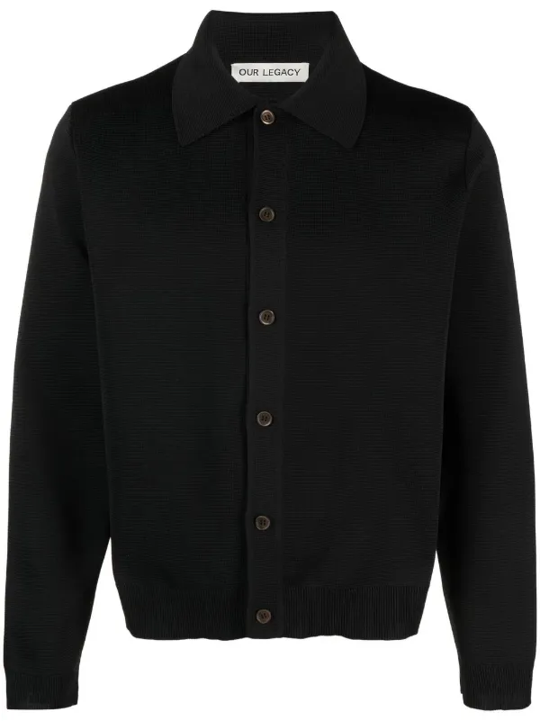 OUR LEGACY Evening polo-collar Cardigan - Farfetch