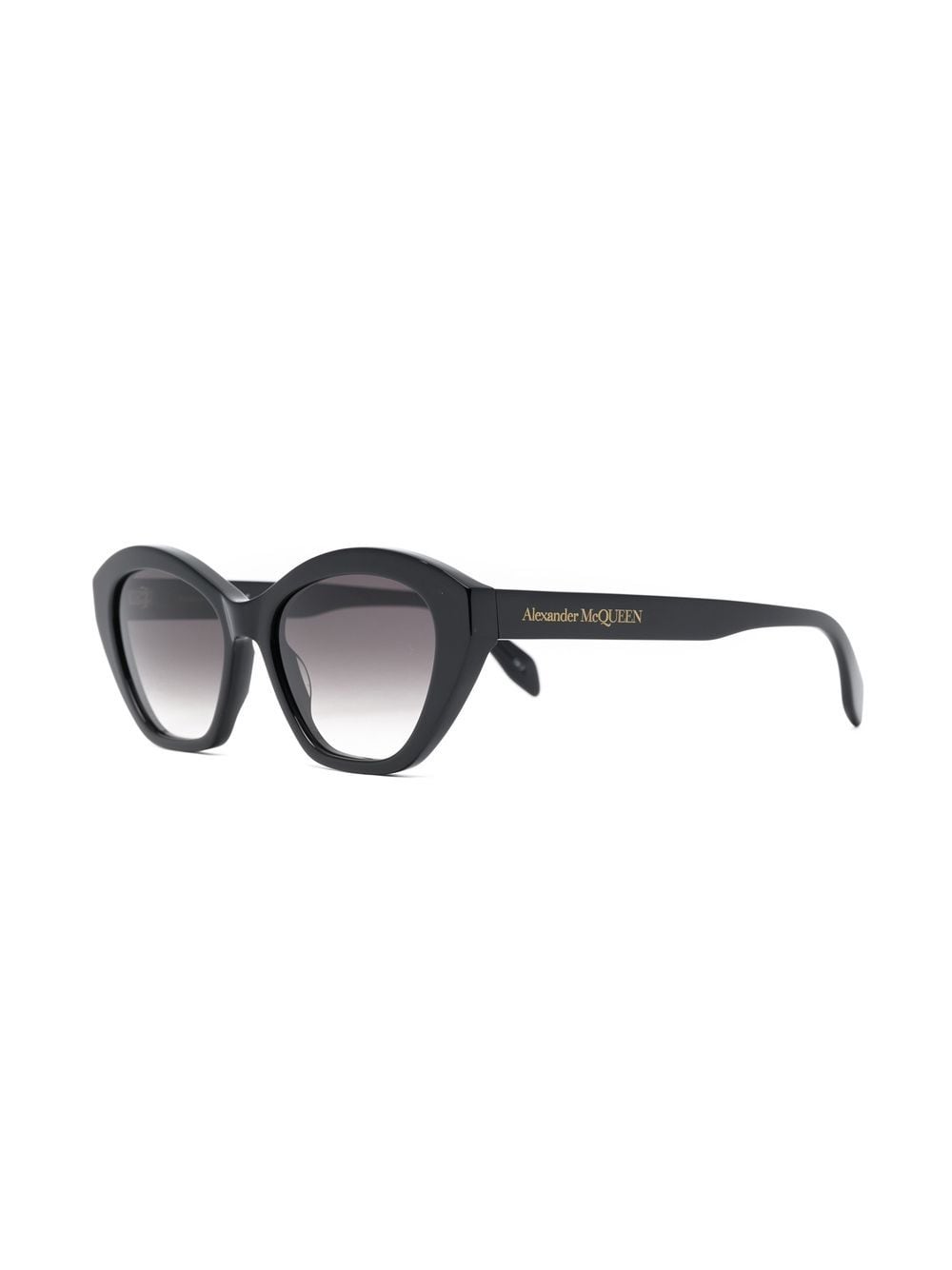 Alexander McQueen Eyewear Zonnebril met cat-eye montuur - Zwart