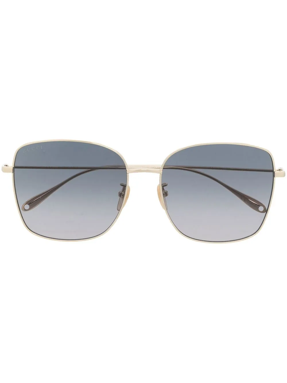 

Gucci Eyewear lentes de sol con armazón cuadrada - Dorado