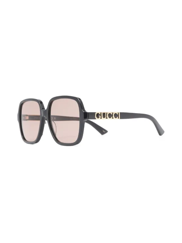 Gucci Eyewear オーバーサイズ サングラス | グレー | FARFETCH JP