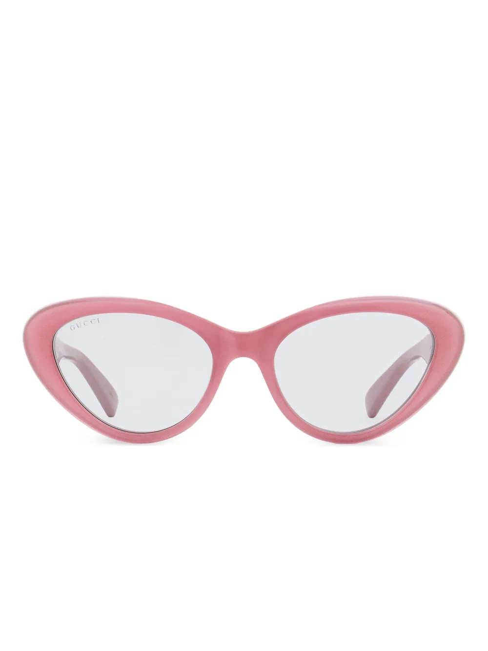 Gucci Eyewear نظارة شمس بإطار عين القطة | وردي | Image 1