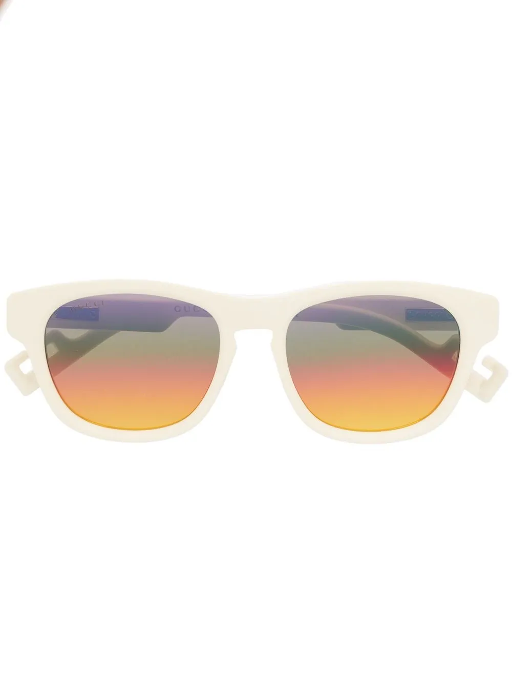 

Gucci Eyewear lentes de sol con armazón rectangular - Neutro