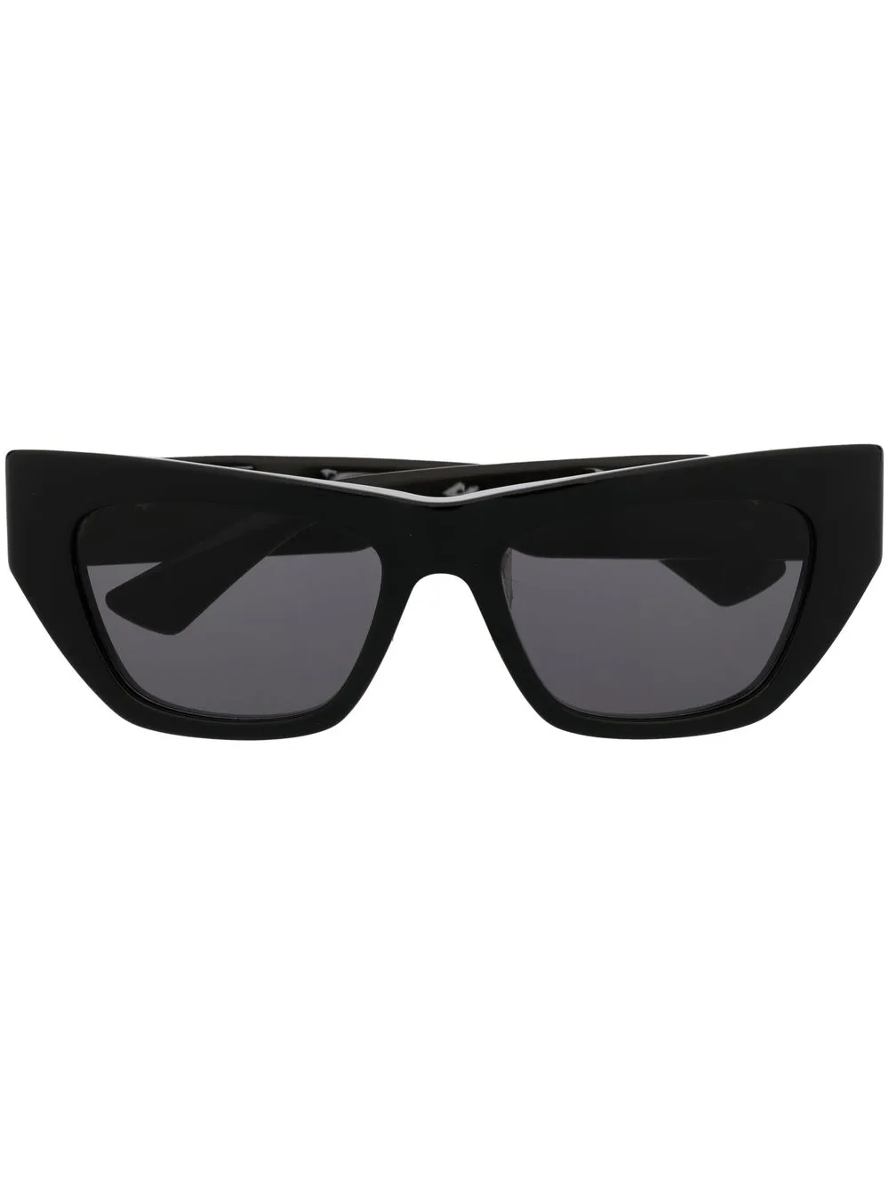 

Bottega Veneta Eyewear lentes con armazón cat eye y logo grabado - Negro