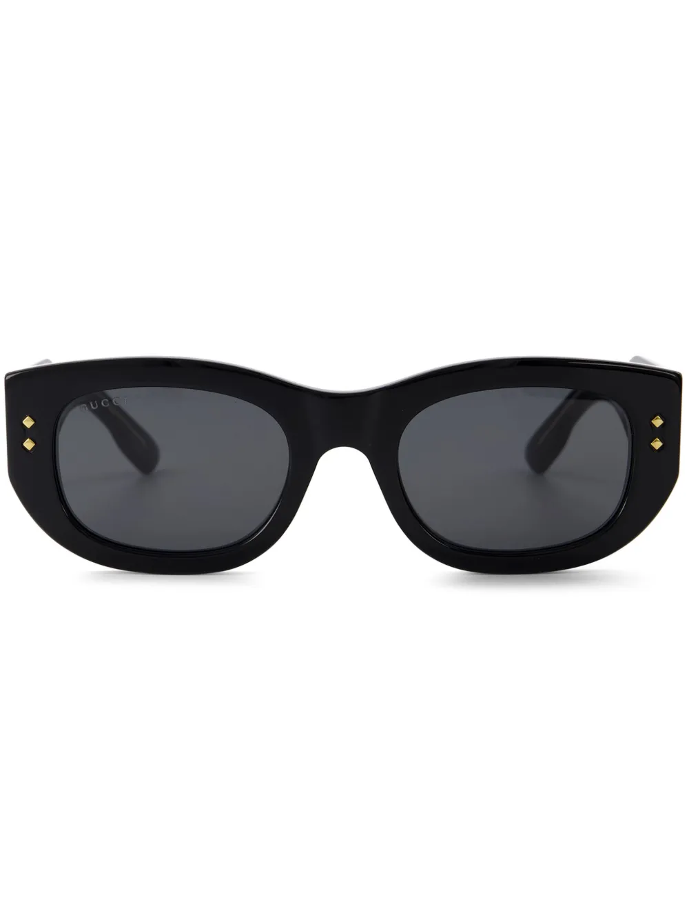 Gucci Eyewear スクエアフレーム サングラス - ブラック Gucci Eyewear スクエアフレーム サングラス - ブラック