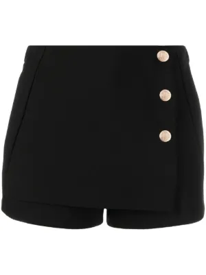 One button clearance high waisted shorts