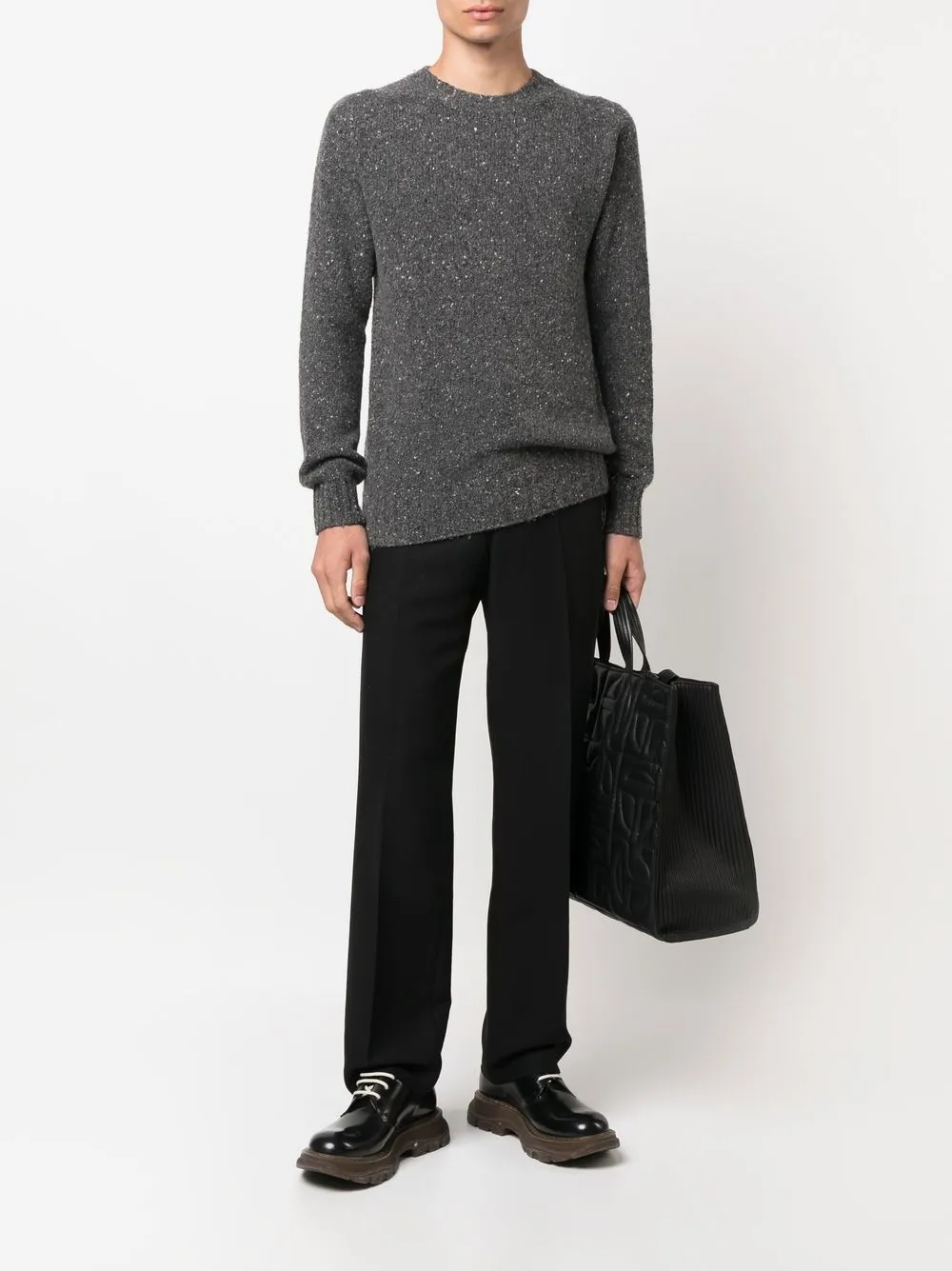 Malo Kasjmier trui - Grijs