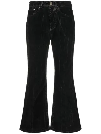 Stella McCartney ステラ・マッカートニー クロップド フレアジーンズ 