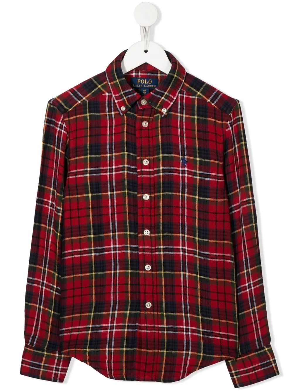 

Ralph Lauren Kids checked button-down shirt - Red