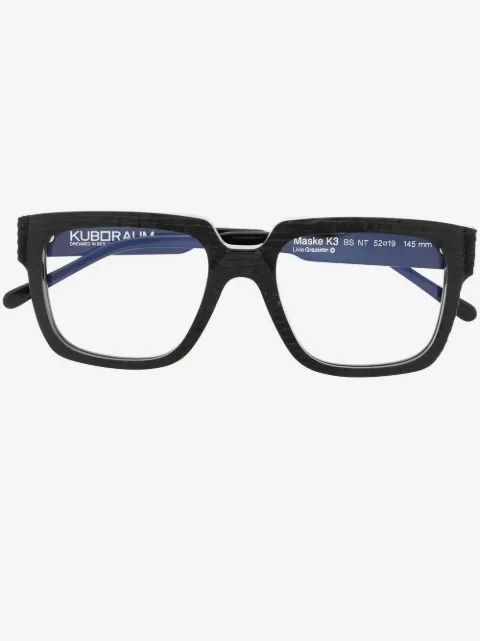 Kuboraum K3 rectangle frame glasses