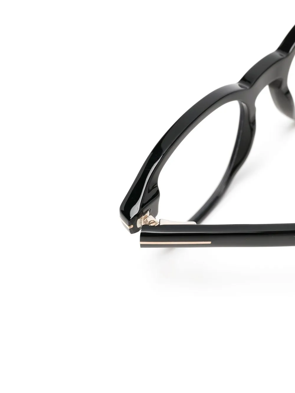 Tom Ford Round-frame Glasses In Black