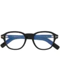 TOM FORD Eyewear round-frame glasses - Black
