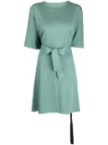 Rick Owens tie-front short-sleeved T-shirt - Green