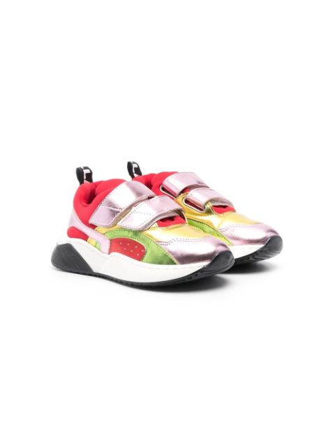 Stella McCartney Kids multi-panel touch-strap sneakers