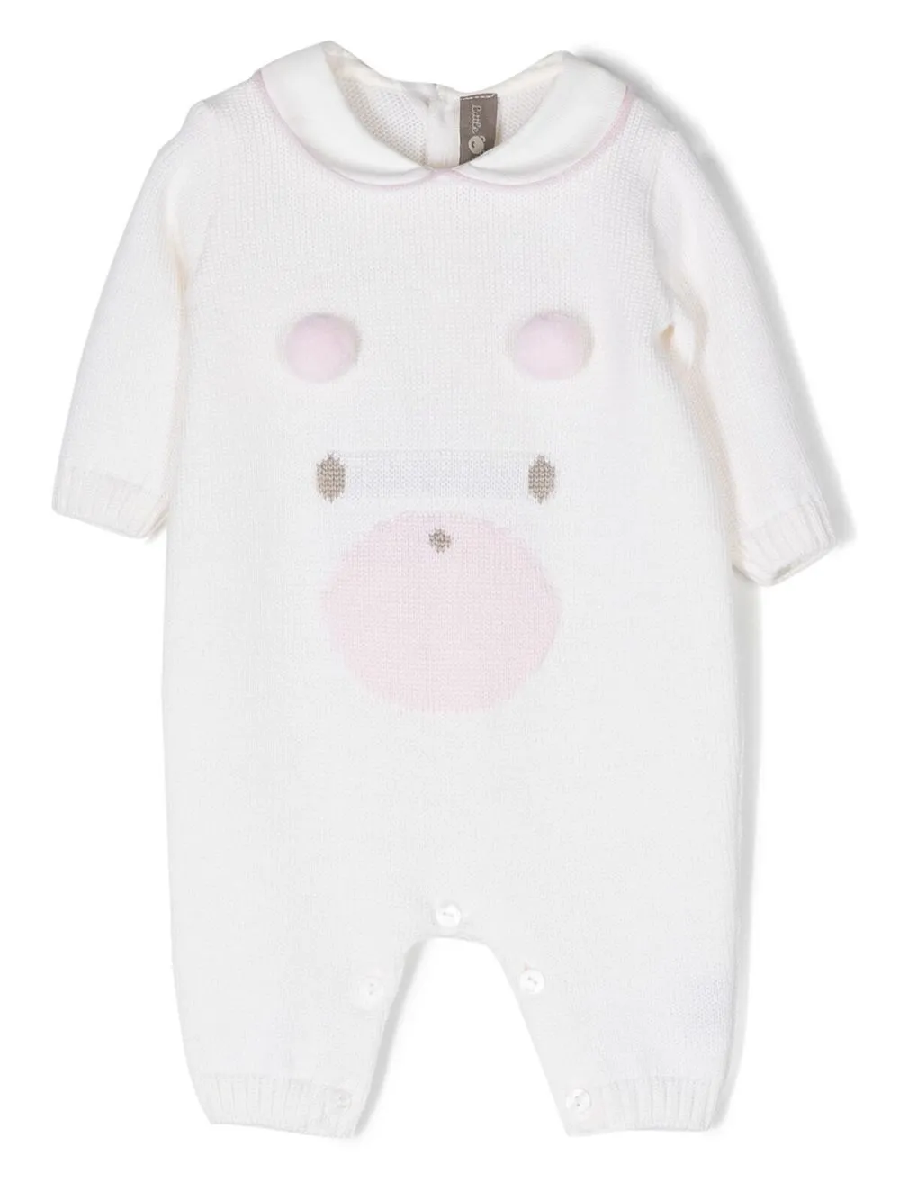 

Little Bear bear-print romper - Neutrals