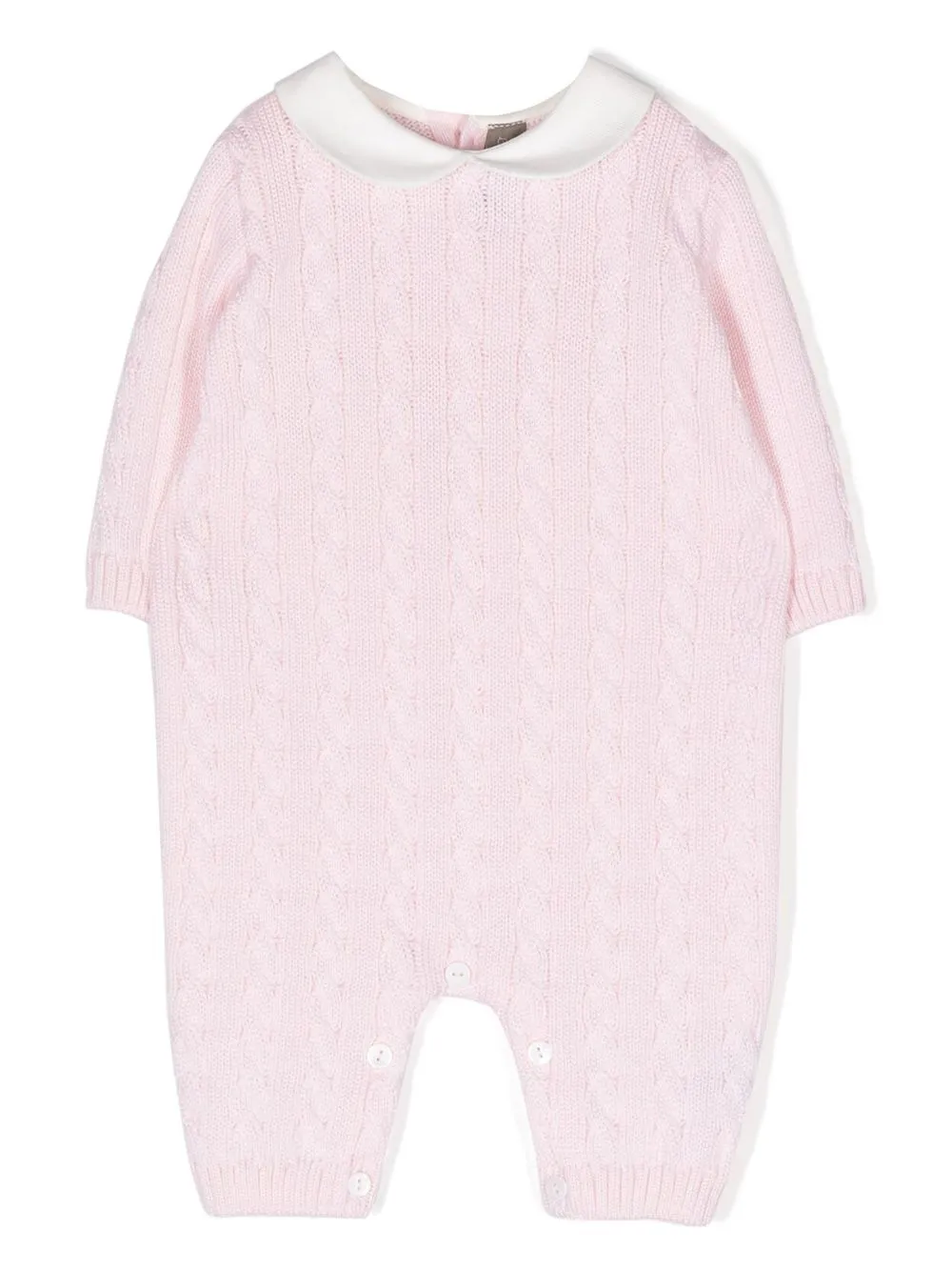 

Little Bear cable-knit long-sleeve pyjamas - Pink