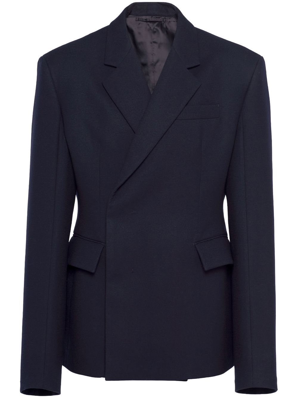 

Prada double-breasted wool blazer - Blue