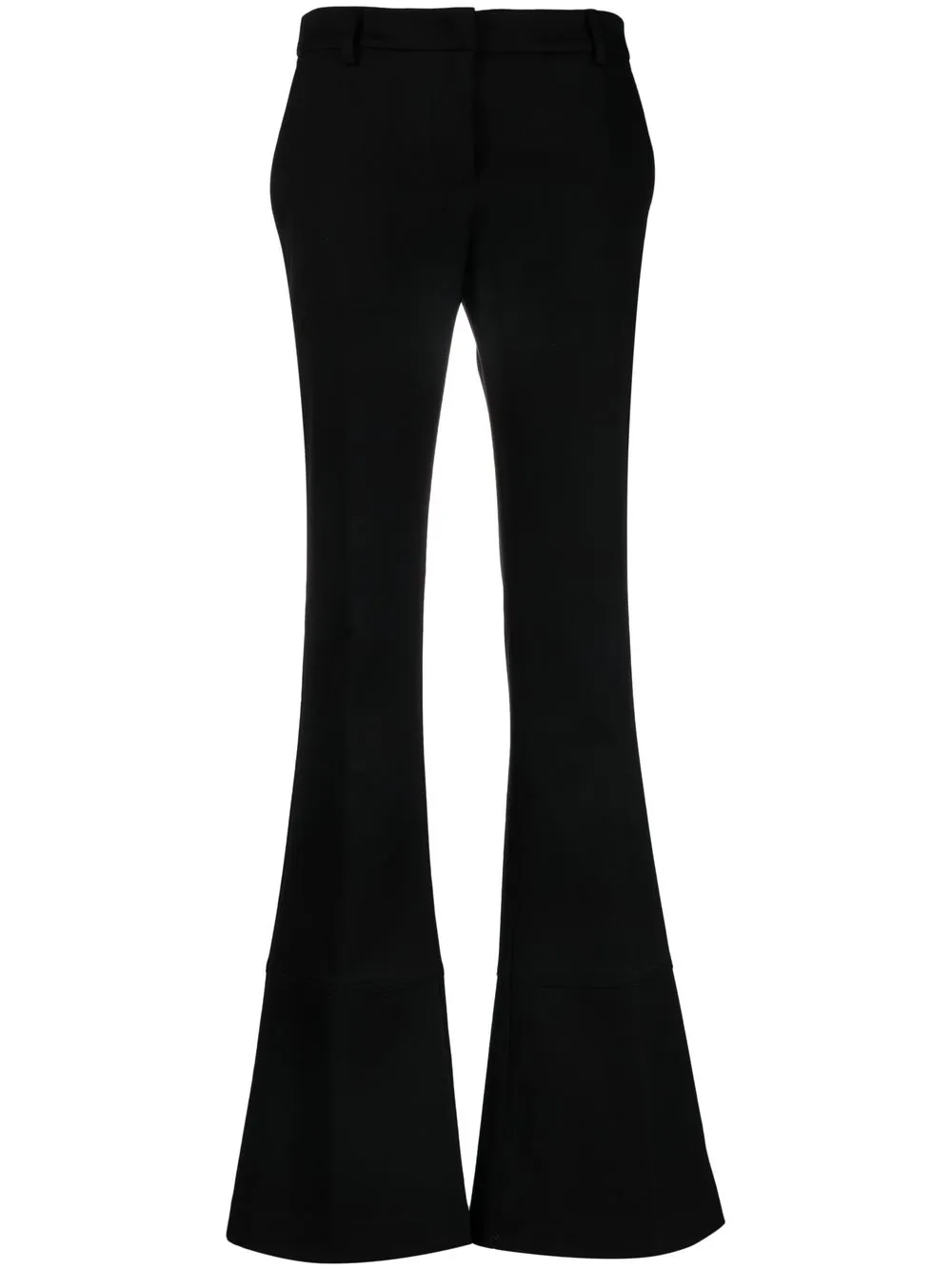 

Blumarine low-rise flared trousers - Black