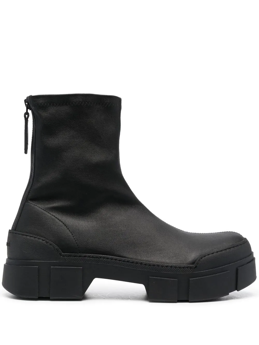 

Vic Matie chunky leather boots - Black