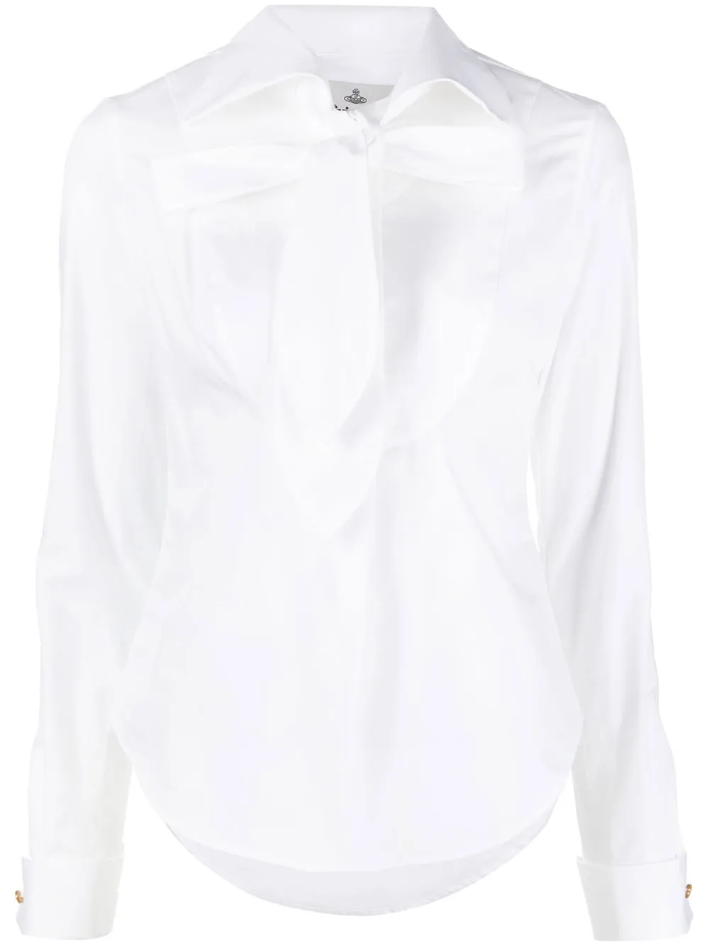 

Vivienne Westwood camisa con logo Orb - Blanco