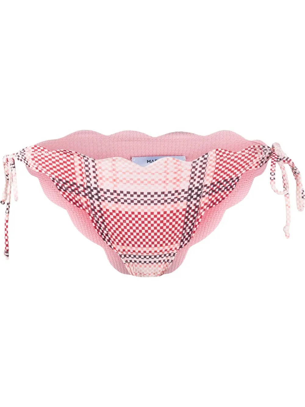 

Marysia Mott scallop-edge bikini bottoms - Pink