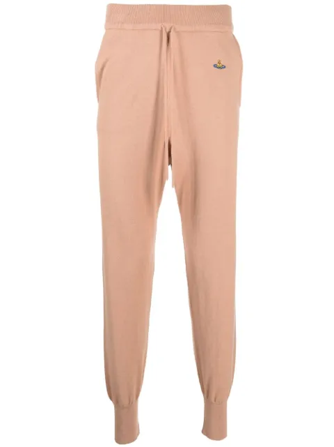 Orb-logo embroidered track pants