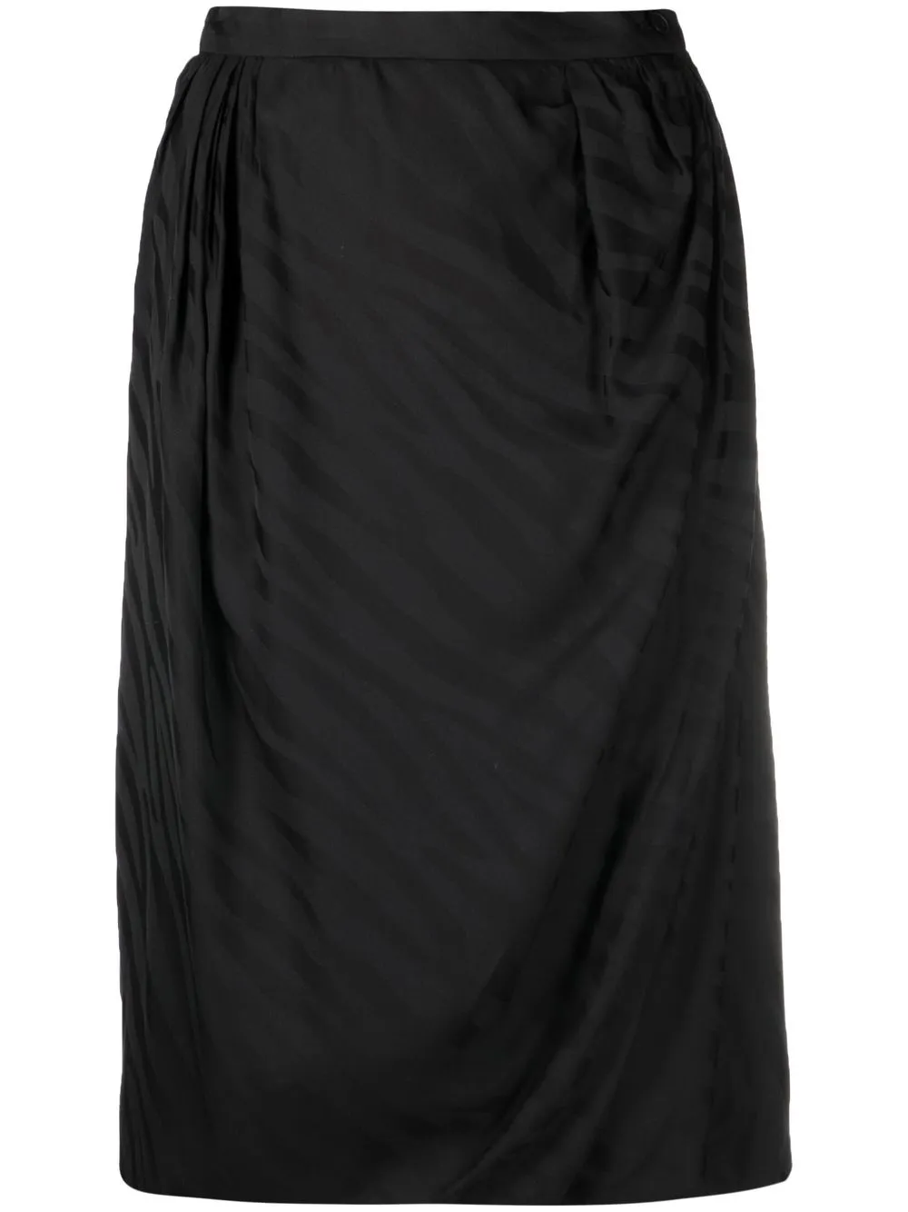 

Vivienne Westwood draped-detailing midi skirt - Black