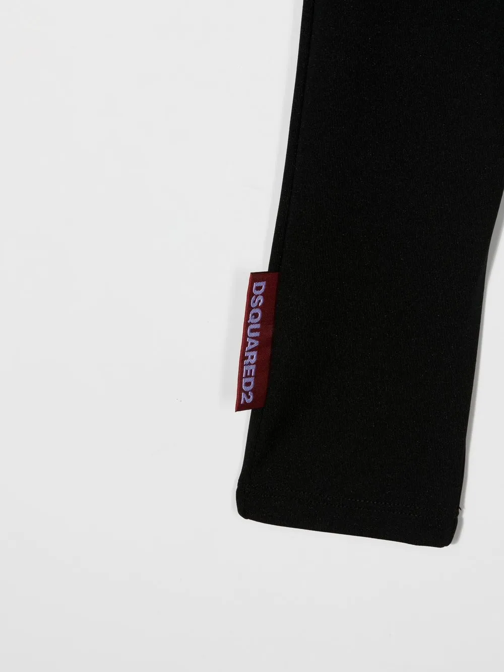Dsquared2 Logo-patch Leggings In Black