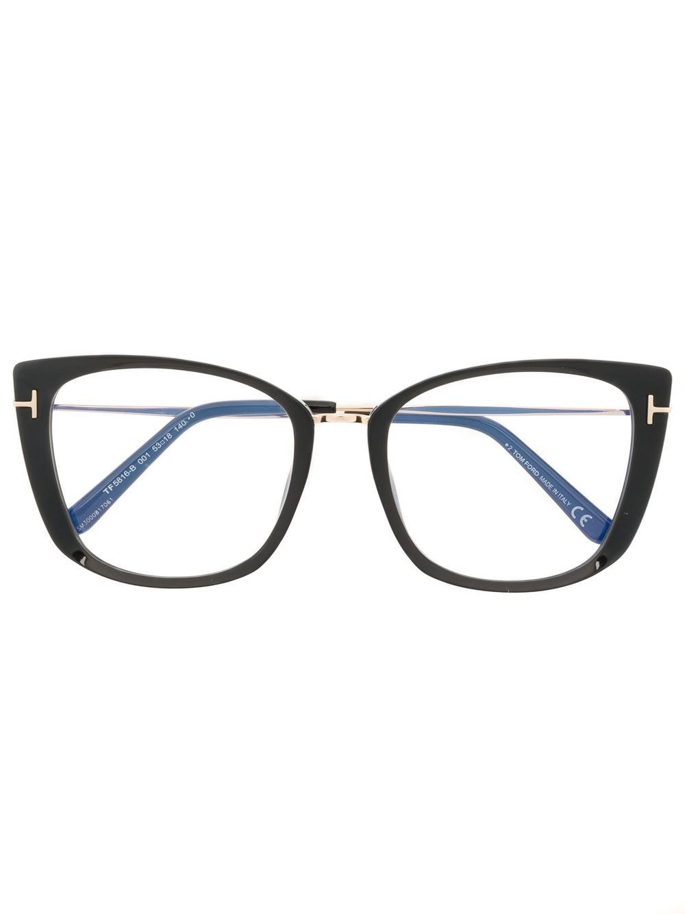 Tom Ford Cat-eye Glasses In Black