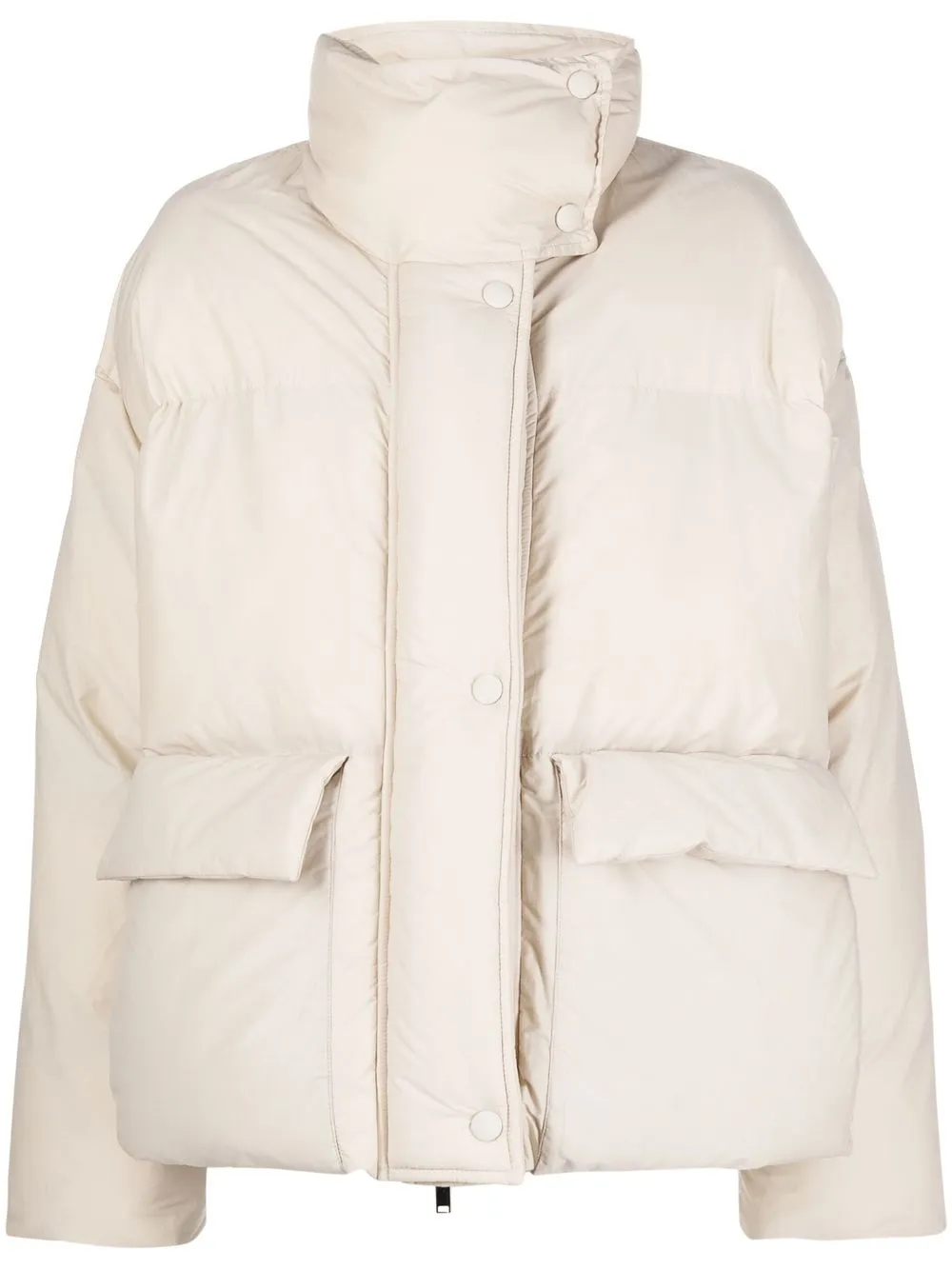 

Stella McCartney funnel neck puffer jacket - Neutrals