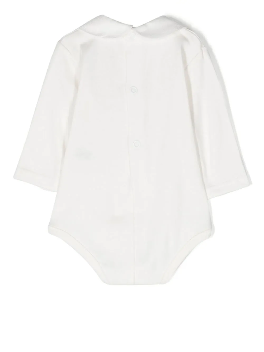 Little Bear Romper met geborduurd logo - Wit