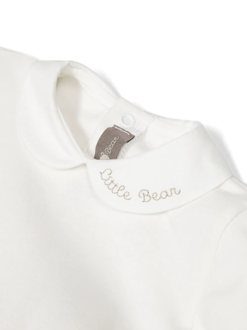  Little Bear Langärmeliger Body Mit Logo   Weiß 