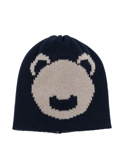 Little Bear bonnet en maille intarsia