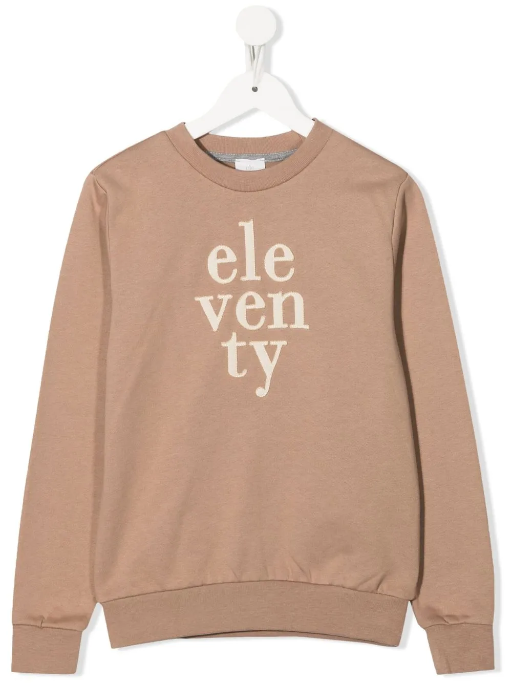 

Eleventy Kids sudadera con aplique del logo - Neutro