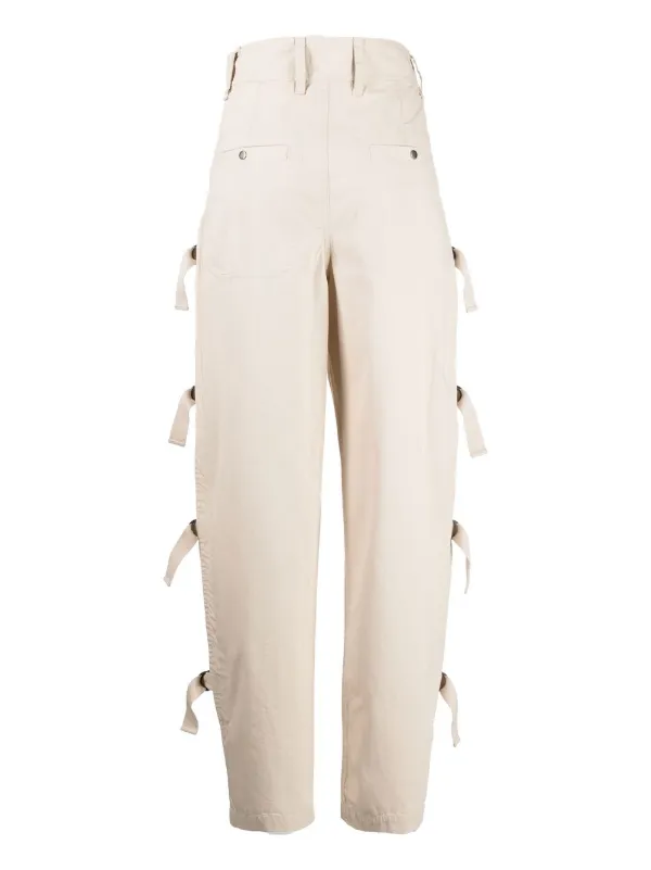MARANT ÉTOILE Keowina テーパードパンツ | ニュートラル | FARFETCH JP