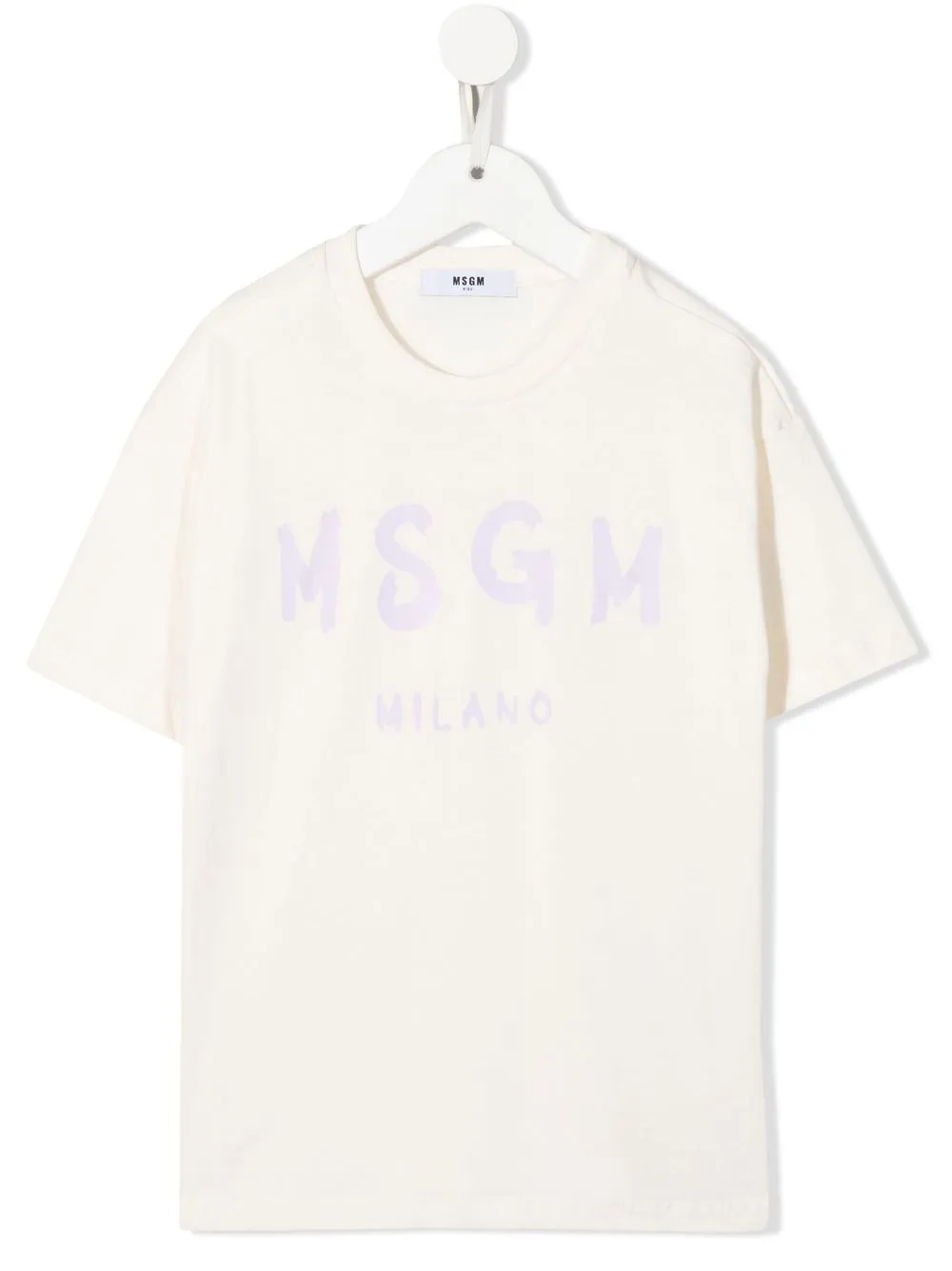 

MSGM Kids playera con logo estampado - Neutro