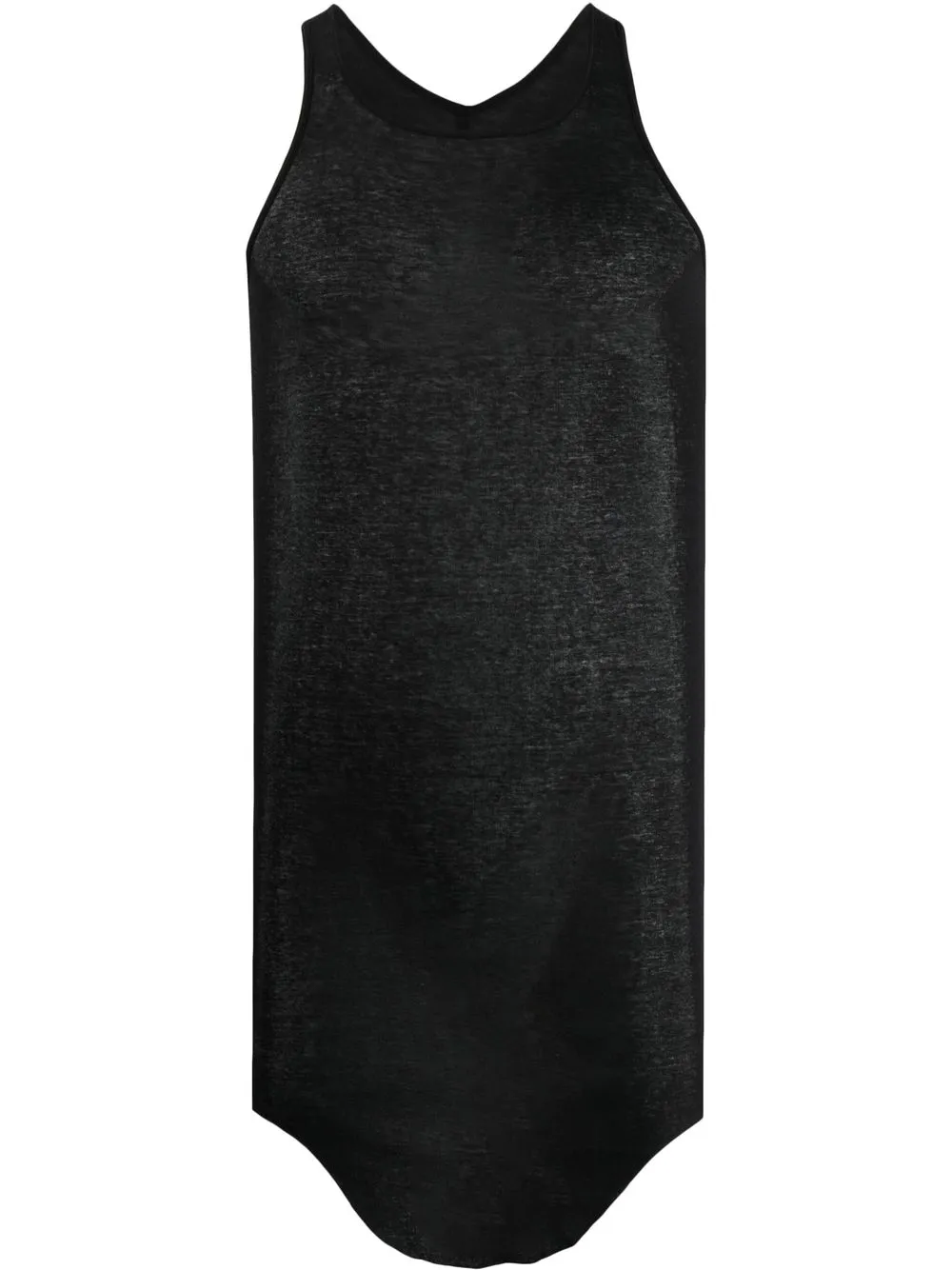 

Rick Owens camiseta tejida de canalé - Negro