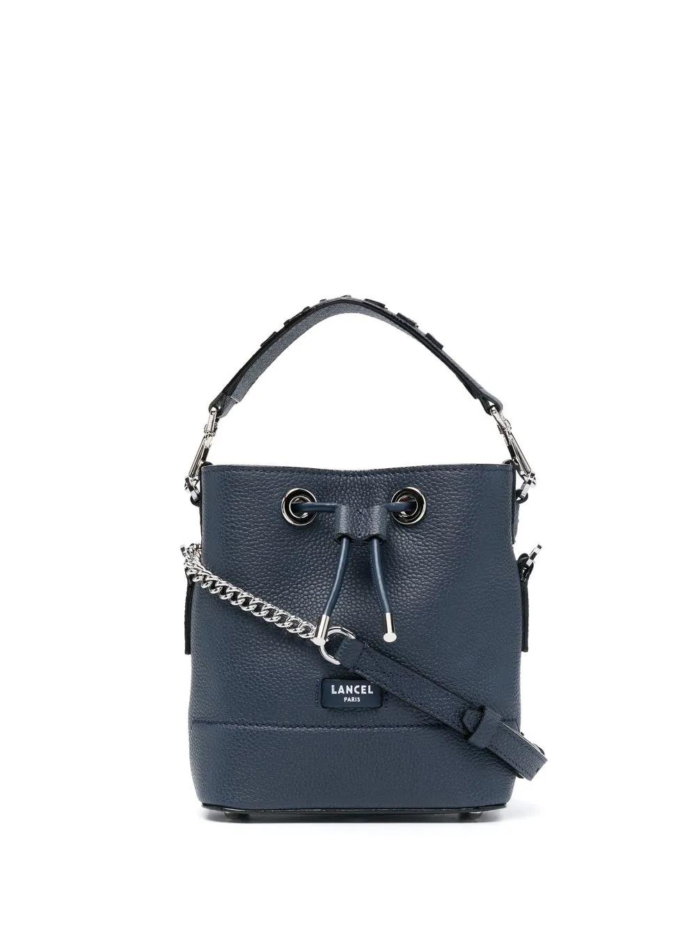 

Lancel bolsa bucket con efecto granulado - Azul