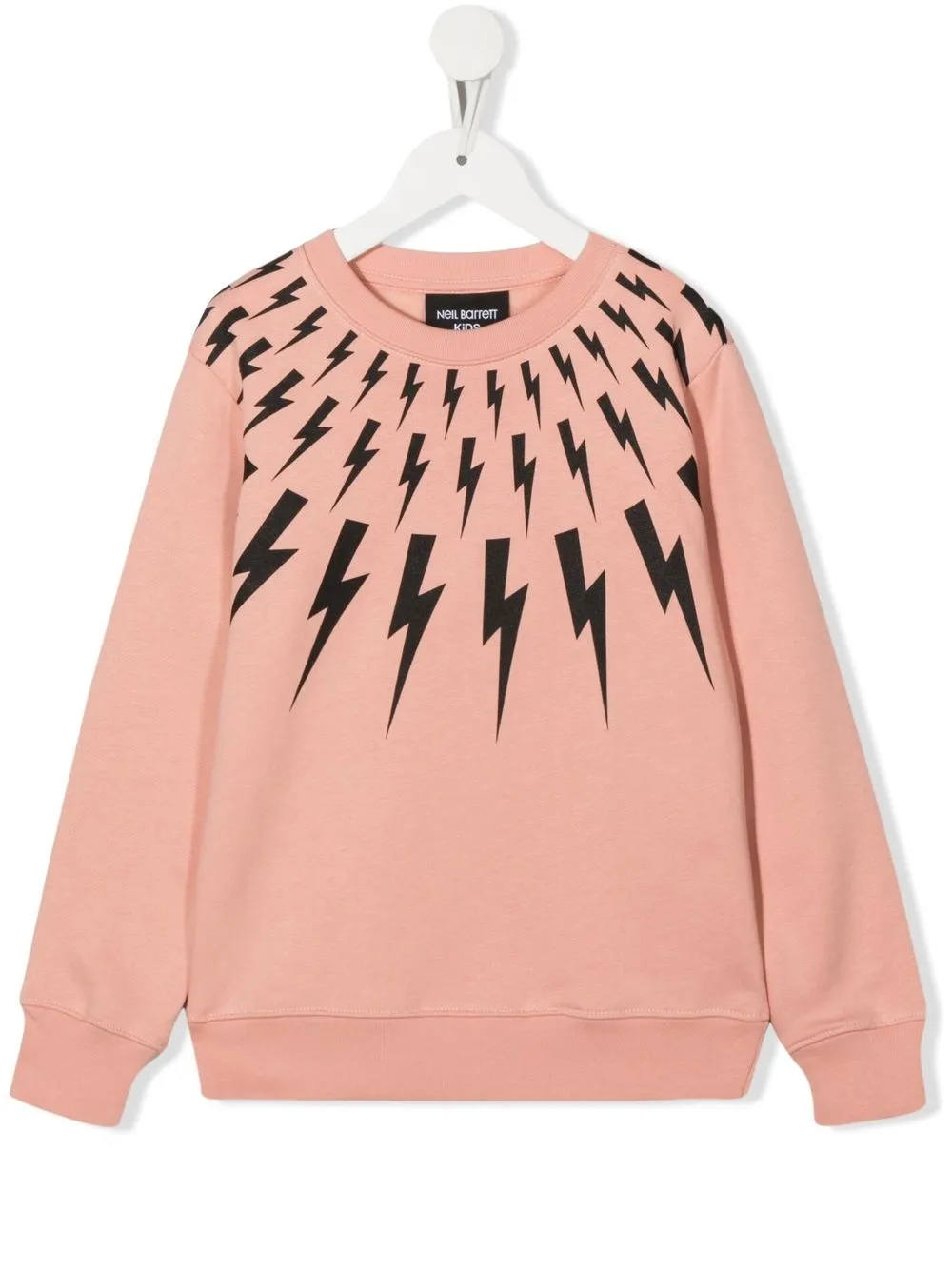 

Neil Barrett Kids playera con motivo Thunderbolt - Rosado