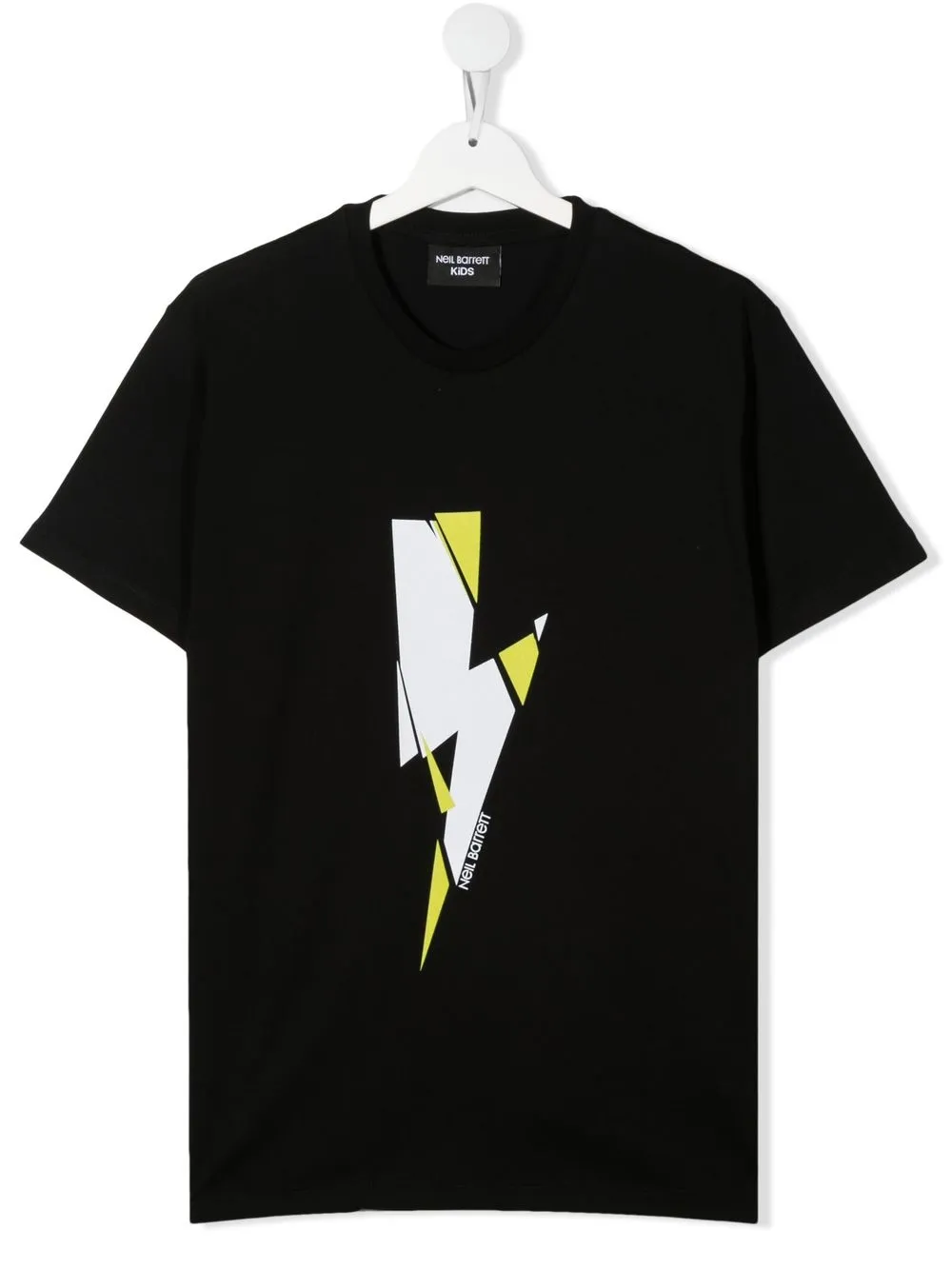 

Neil Barrett Kids playera con rayo estampado - Negro