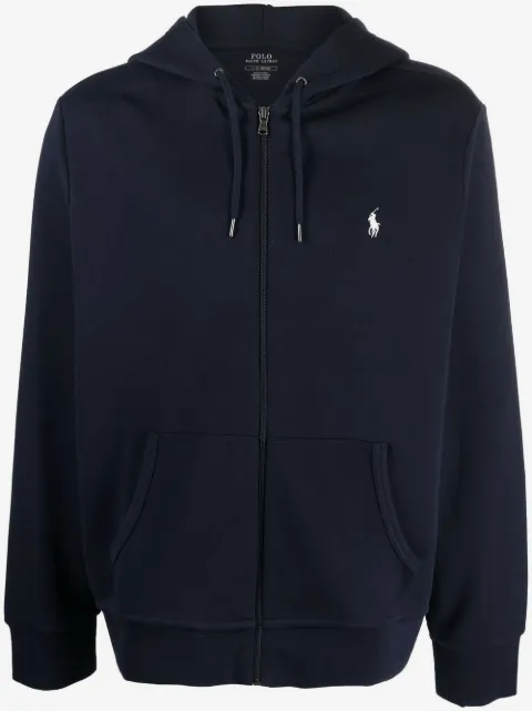 Polo Ralph Lauren hoodie con logo bordado y cierre