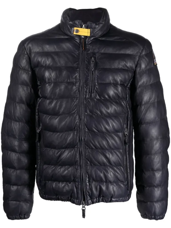 Parajumpers Padded Leather Jacket 