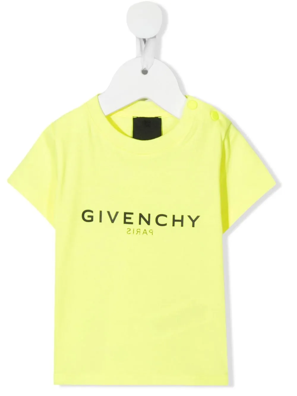 

Givenchy Kids playera con logo estampado - Amarillo