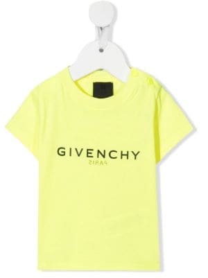 Givenchy Yellow Logo Print T-Shirt Dress 9 Month 