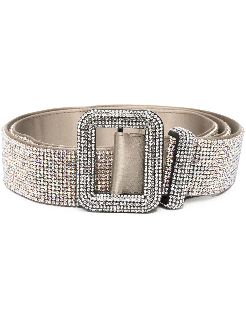 Benedetta Bruzziches Satin crystal-embellished Belt - Farfetch