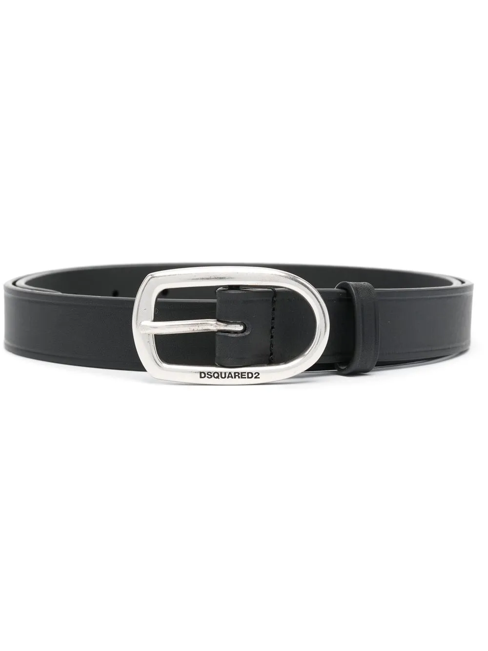 

Dsquared2 engraved-logo buckle belt - Black