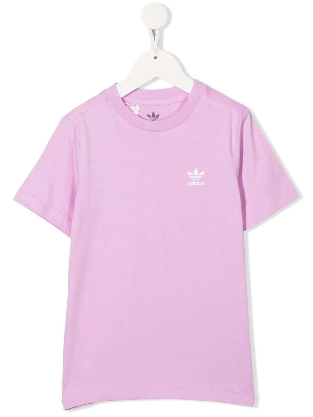 

adidas Kids playera manga corta con logo estampado - Morado