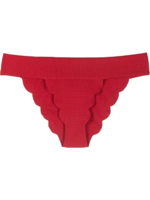 Scalloped bikini bottom hotsell